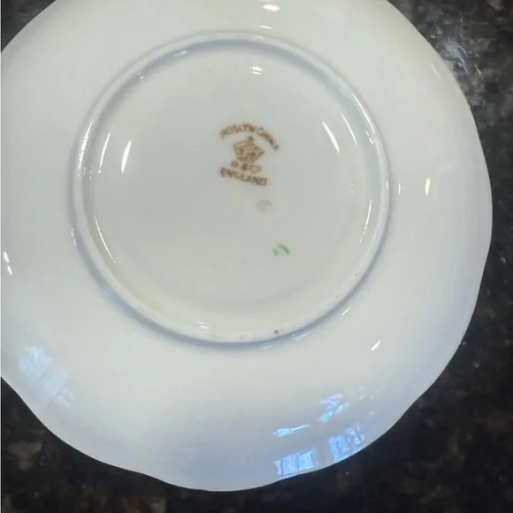 VTG Roslyn R & Co.China~Imari~2987~Like Green~HeavyGold~Side Bread Plate